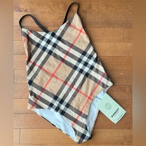 Burberry Check One Piece Swimsuit